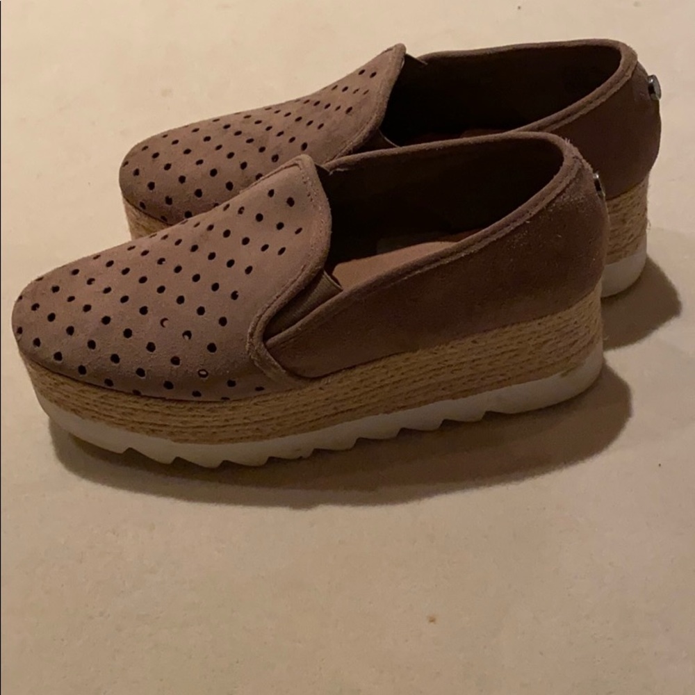 Steve Madden perforated platform